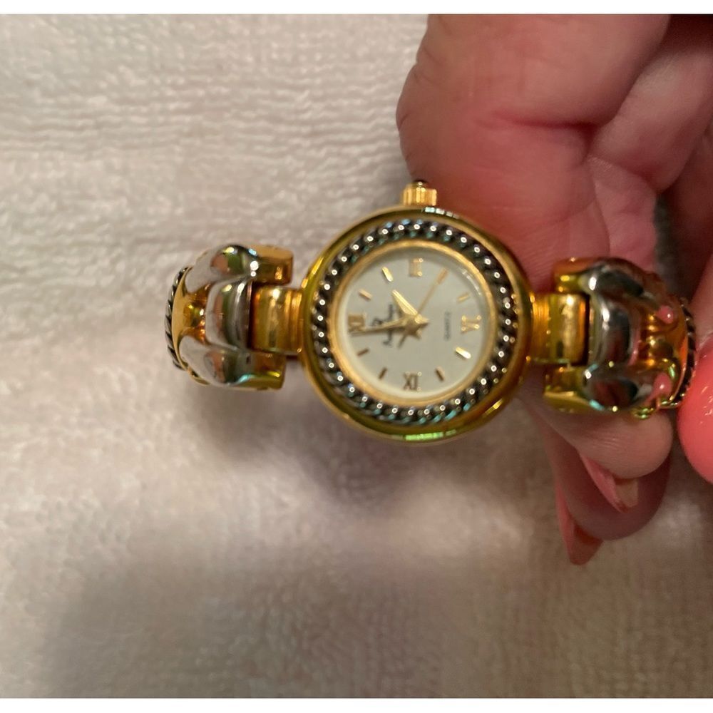 Ladies Silver And Gold Bracelet Style Watch Watch In Excellent Condition